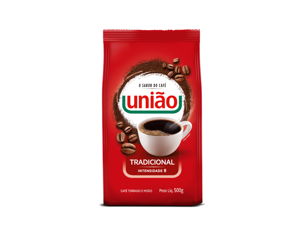CAFÉ TRADICIONAL ALMOFADA UNIÃO 500 G (CX 10 PCT)